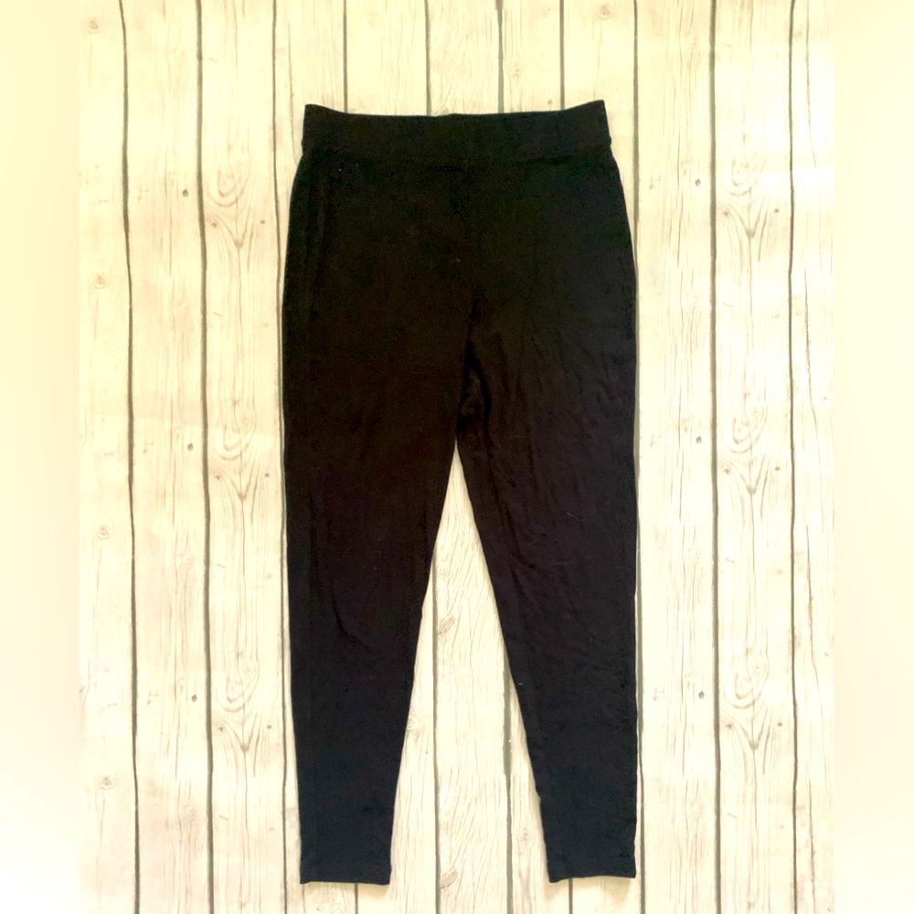 Thick black GAP leggings-large